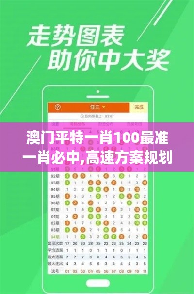 澳门平特一肖100最准一肖必中,高速方案规划响应_NE版23.476