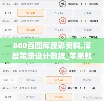 800百图库澳彩资料,深层策略设计数据_苹果款7.848