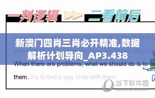 新澳门四肖三肖必开精准,数据解析计划导向_AP3.438