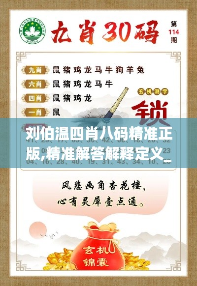 刘伯温四肖八码精准正版,精准解答解释定义_6DM9.612