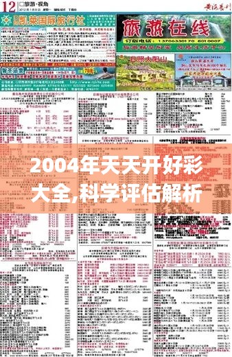 2004年天天开好彩大全,科学评估解析说明_理财版1.240