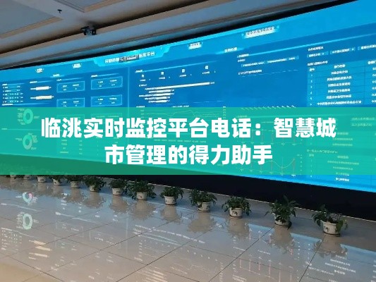 临洮实时监控平台电话:智慧城市管理的得力助手