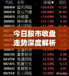 今日股市收盘走势深度解析